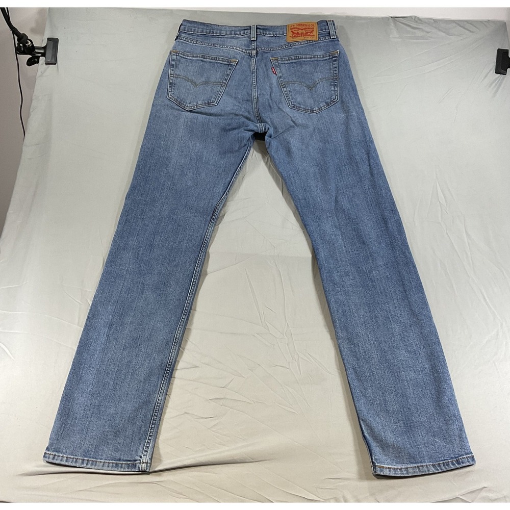 Levi's 505 32x34 Men's Classic Straight Leg Jeans Regular Fit Medium Blue Denim